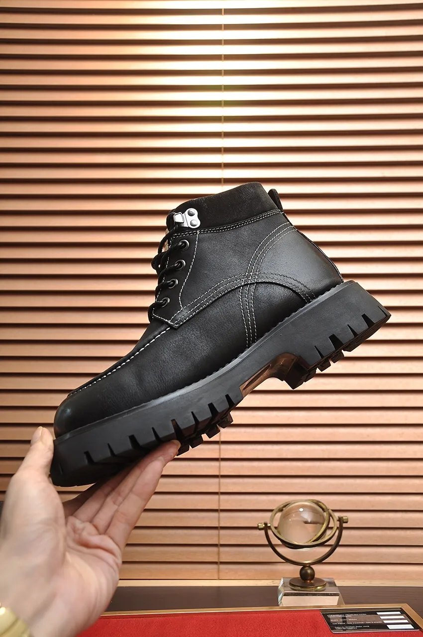 Men's shoes 💰640💶 [UGG] (full wool lining) top-end high-quality fur-in-one warm snow boots from Australia's warm luxury brand men's shoes, UGG-5877 official website synchronized, made of imported cowhide, carefully sewn...Imported rubber foam outsole (comfortable, soft, wear-resistant) The quality is really great...Exquisite workmanship, you can't put it down at first sight, available in sizes 39-44